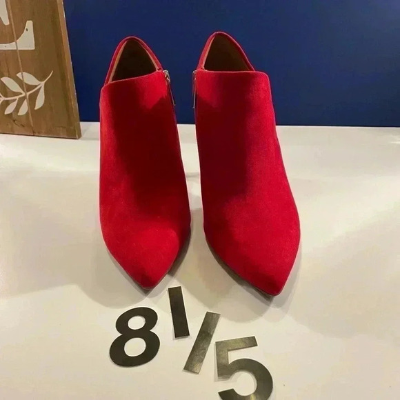 Jessica Simpson Red Stiletto Ankle Boots - Picture 2 of 7